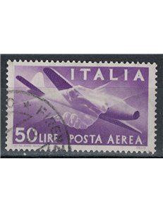 ITALY 1957 Democratic (airmail) used