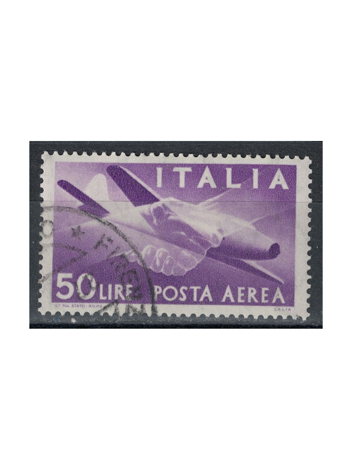 ITALIA 1957 Democratica (posta aerea) us