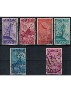ITALIA 1947 Radio (posta aerea) 6v us