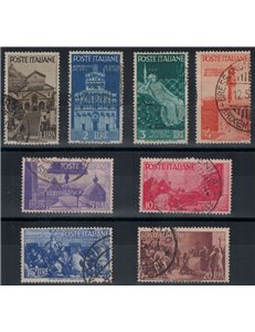ITALY 1946 Advent of the Republic 8v used