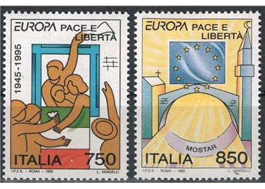 ITALY 1995 Europe 2v MNH**