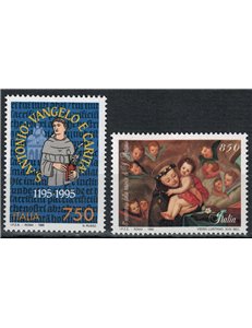 ITALY 1995 Saint Anthony of Padua 2v MNH**