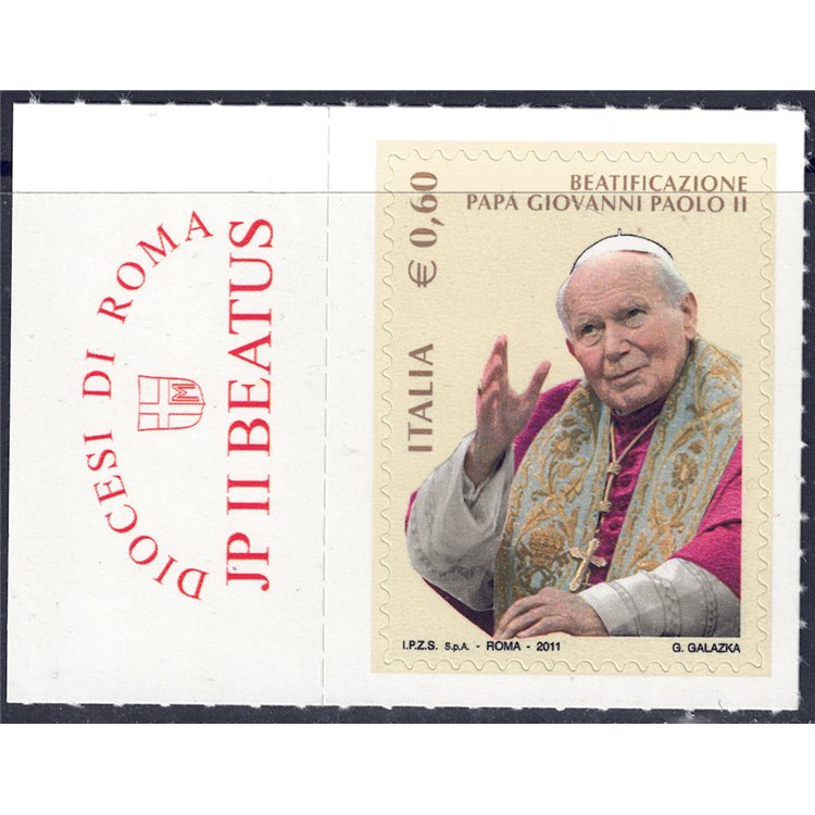 ITALY 2011 Pope John Paul II MNH**