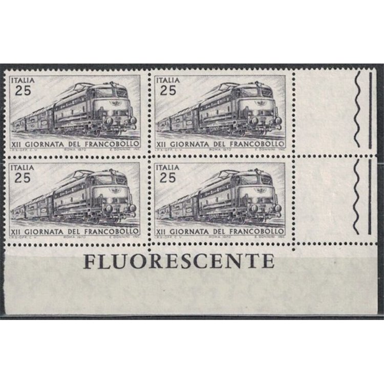 ITALIA 1970 Giornata del francobollo (quartina) MNH**