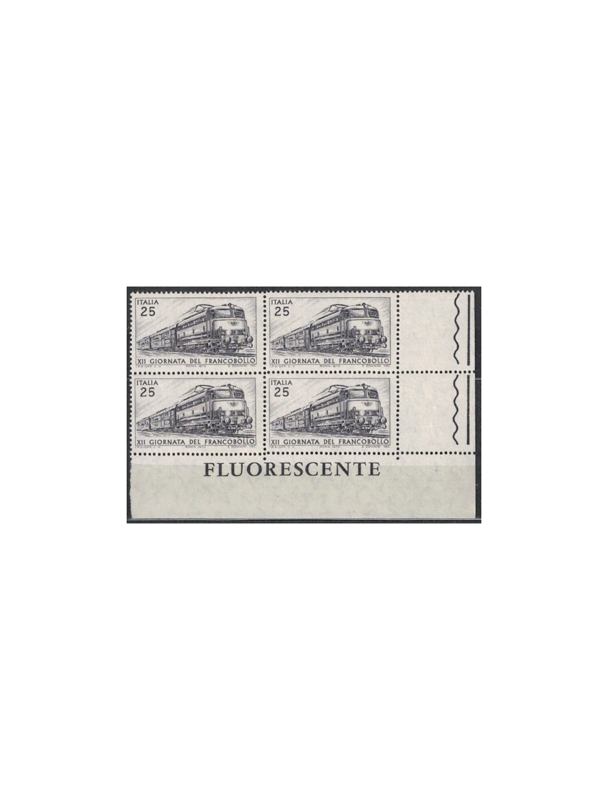 ITALY 1970 Stamp Day (quartina) MNH**