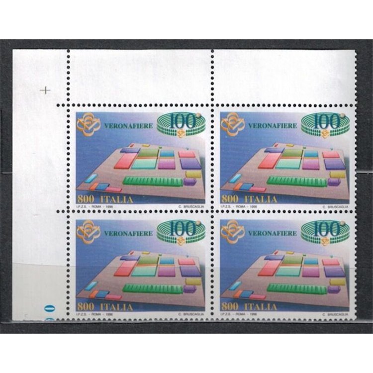 ITALY 1998 Verona Fair in block of four MNH**