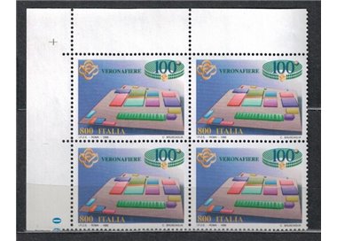 ITALY 1998 Verona Fair in block of four MNH**