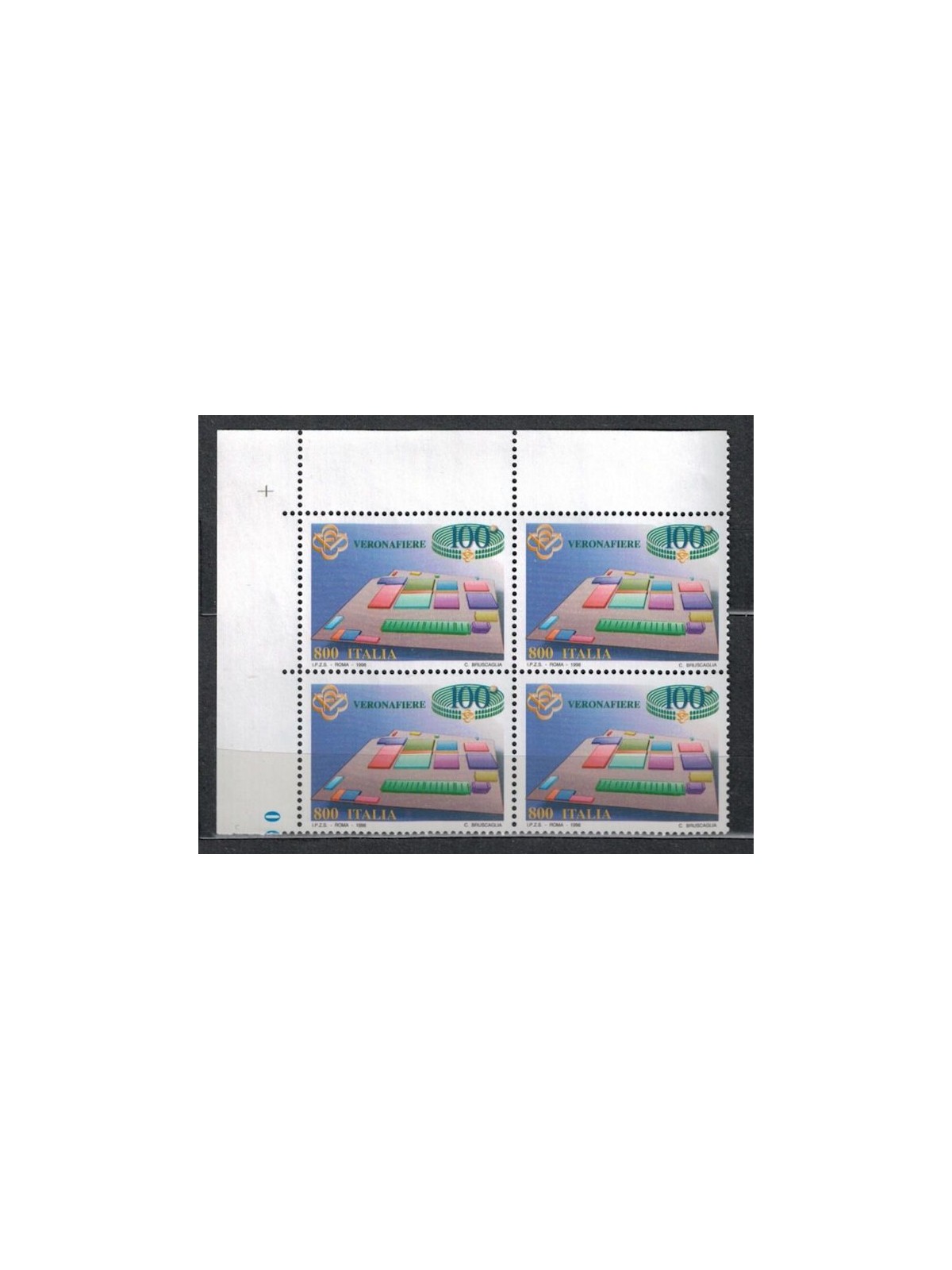 ITALY 1998 Verona Fair in block of four MNH**