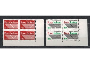 ITALIA 1995 Ente Poste Italiane in quartina 2v MNH**