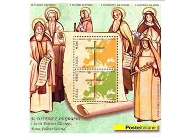 ITALY 2009 Patron Saints of Europe s/s MNH**