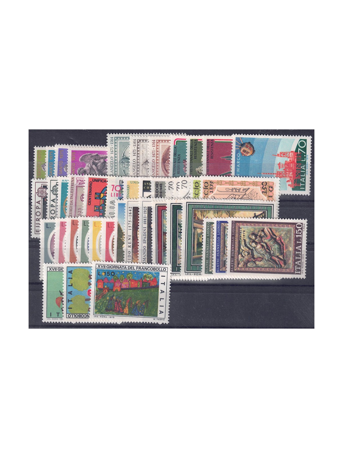 ITALY 1975 Complete year 43v MNH**