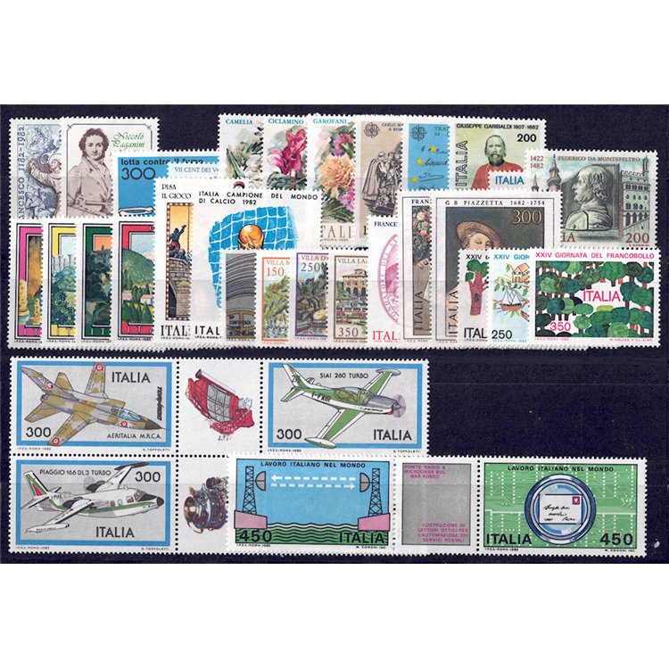 ITALIA 1982 Annata Completa 34v MNH**