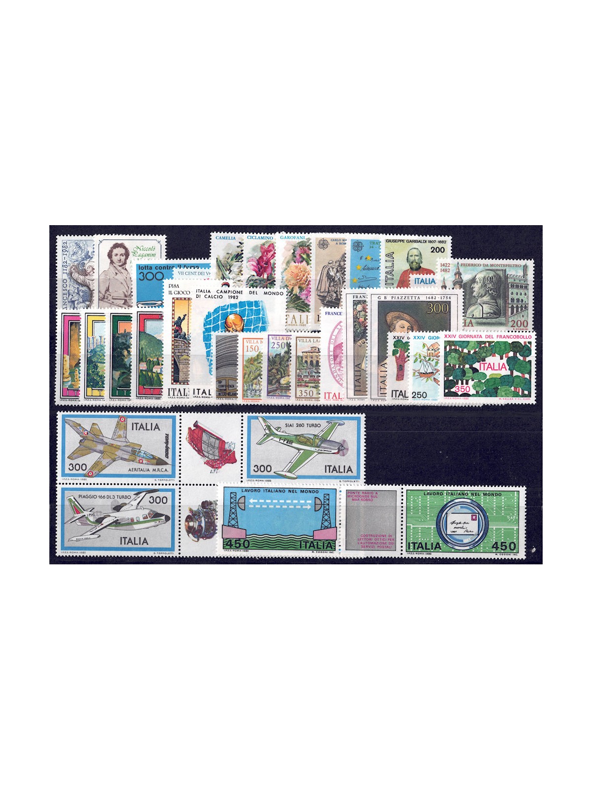 ITALY 1982 Complete Year 34v MNH**
