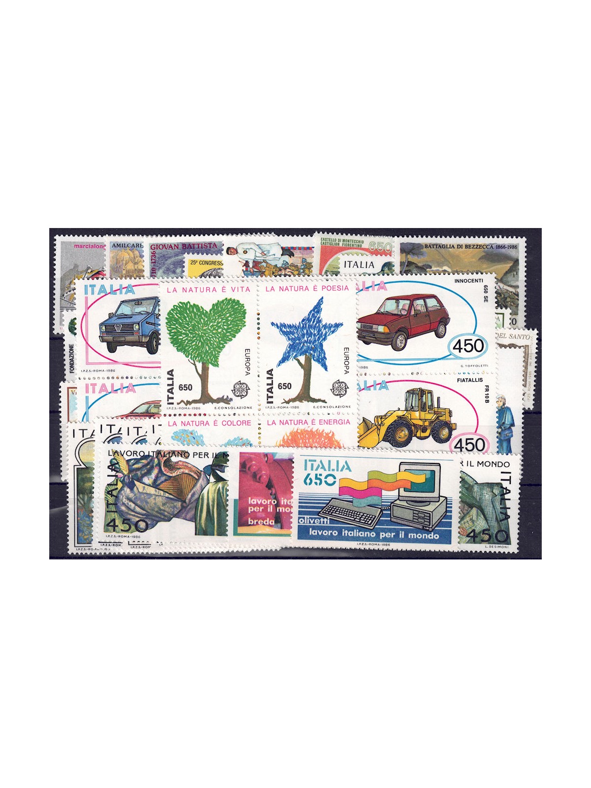 ITALIA 1986 Annata Completa 42v MNH**