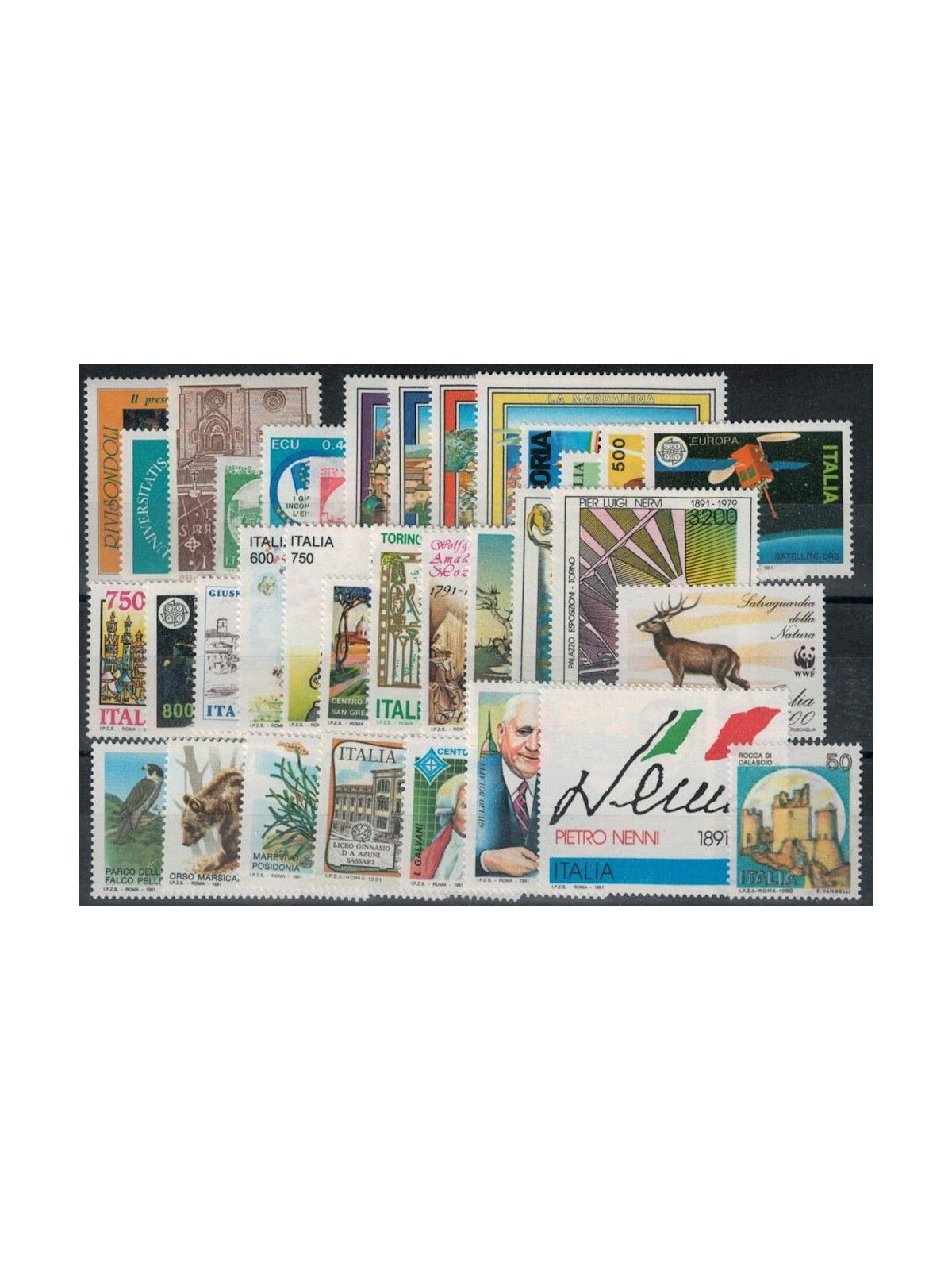 ITALIA 1991 Annata Completa 35v MNH**