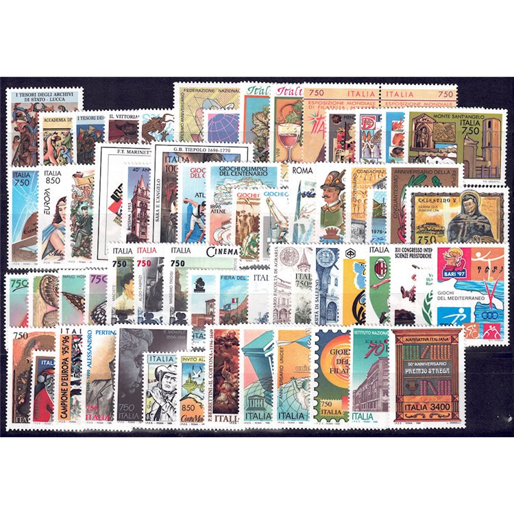 ITALY 1996 Complete year 62v MNH**