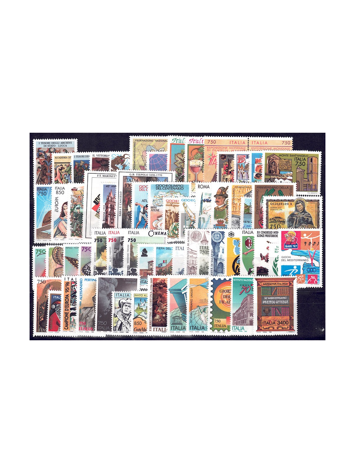 ITALY 1996 Complete year 62v MNH**