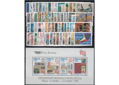ITALY 1997 Complete Year 64v + 1 s/s MNH**