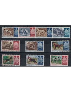 SAN MARINO 1956 Purebred dogs 10v MNH**
