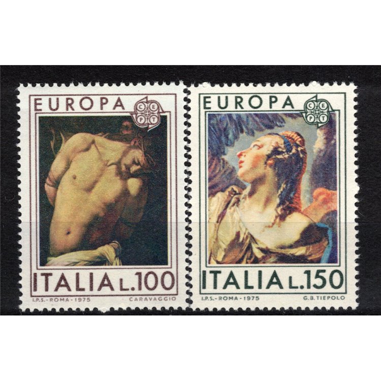 ITALY 1975 Europe 2v MNH**