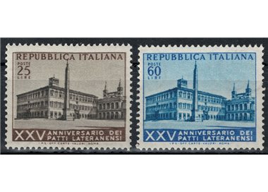 ITALIA 1954 Patti Lateranensi 2v MNH**