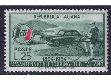 ITALY 1954 Italian Touring Club MNH**