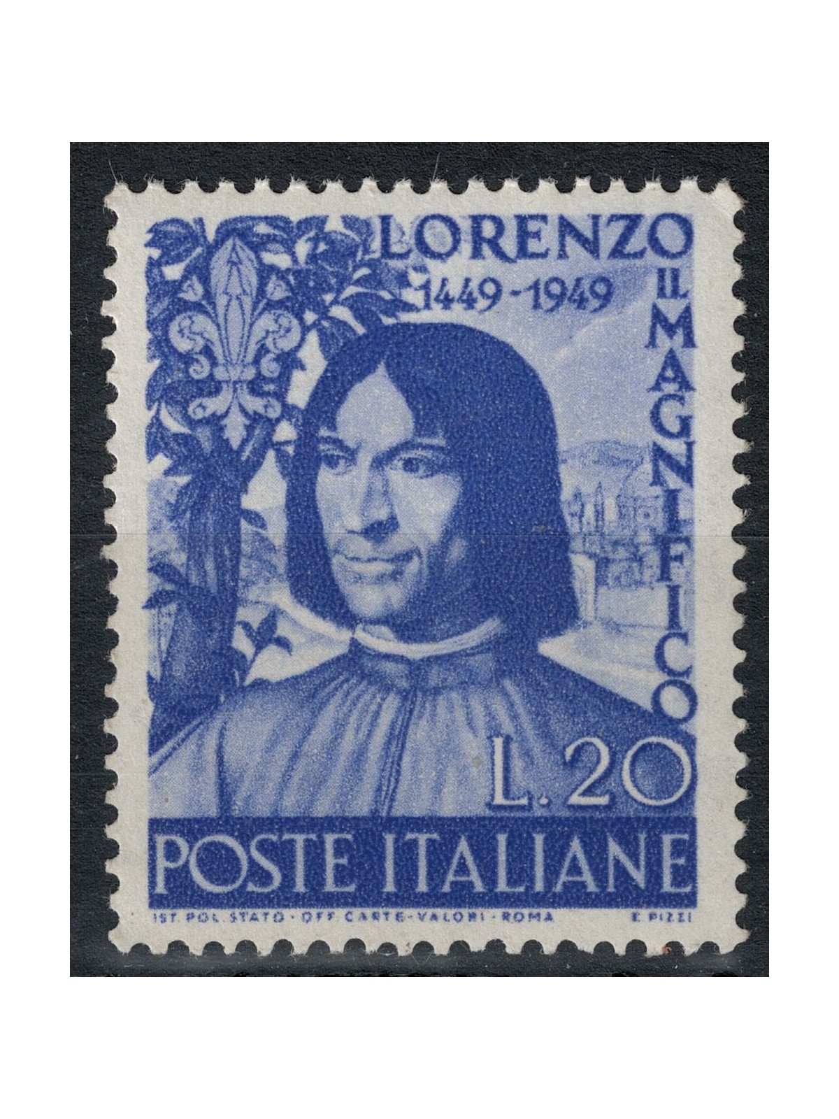 ITALY 1949 Lorenzo the Magnificent MNH**