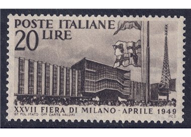 ITALIA 1949 Fiera di Milano MNH**