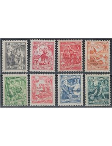 TRIESTE B 1953 Economy and industry 8v MNH**
