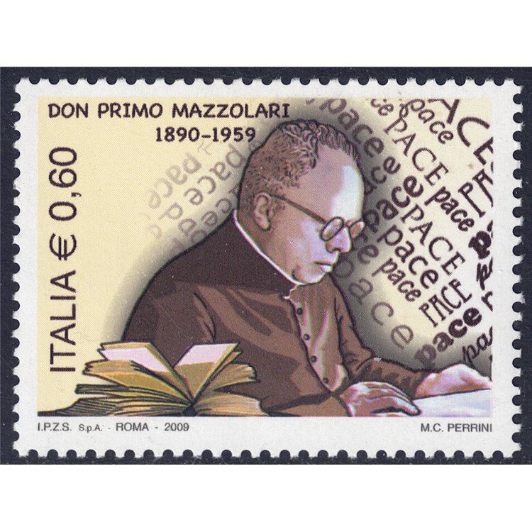 ITALY 2009 Don Primo Mazzolari MNH**
