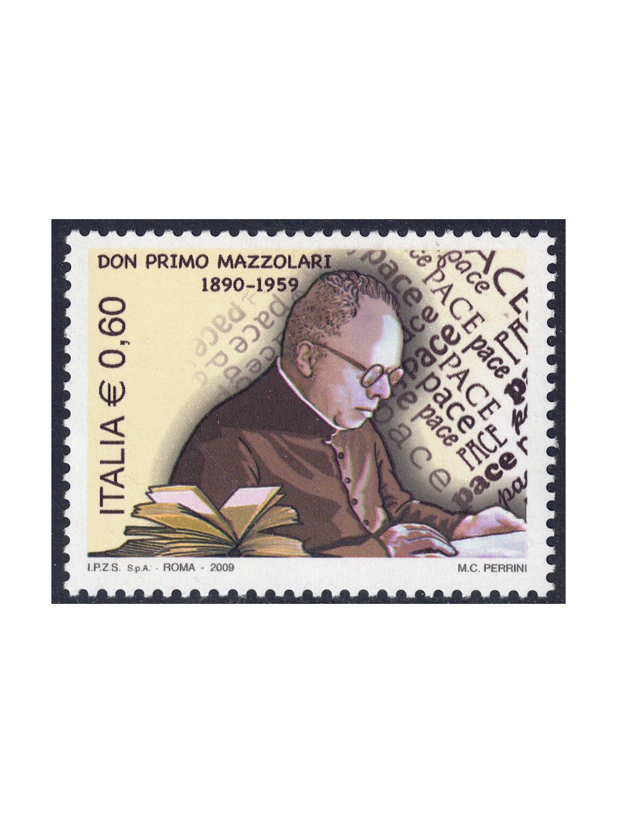 ITALY 2009 Don Primo Mazzolari MNH**