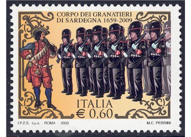 ITALY 2009 Grenadiers of Sardinia MNH**