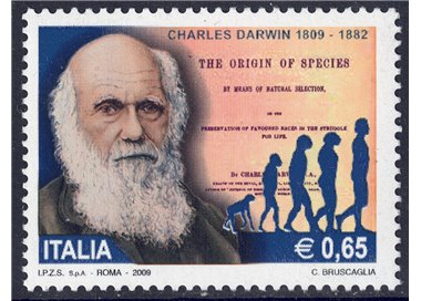 ITALY 2009 Charles Darwin MNH**