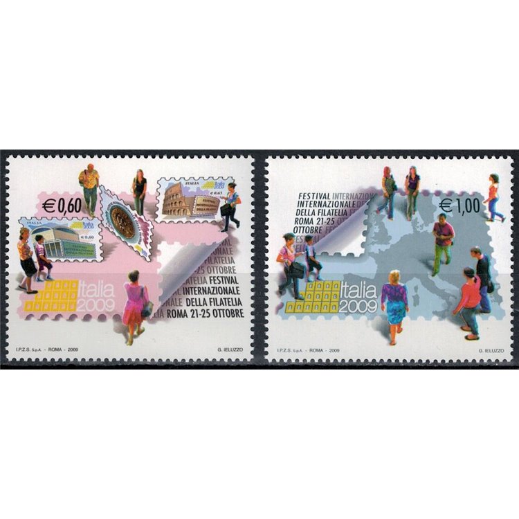 ITALY 2009 Philatelic Festival 2v MNH**