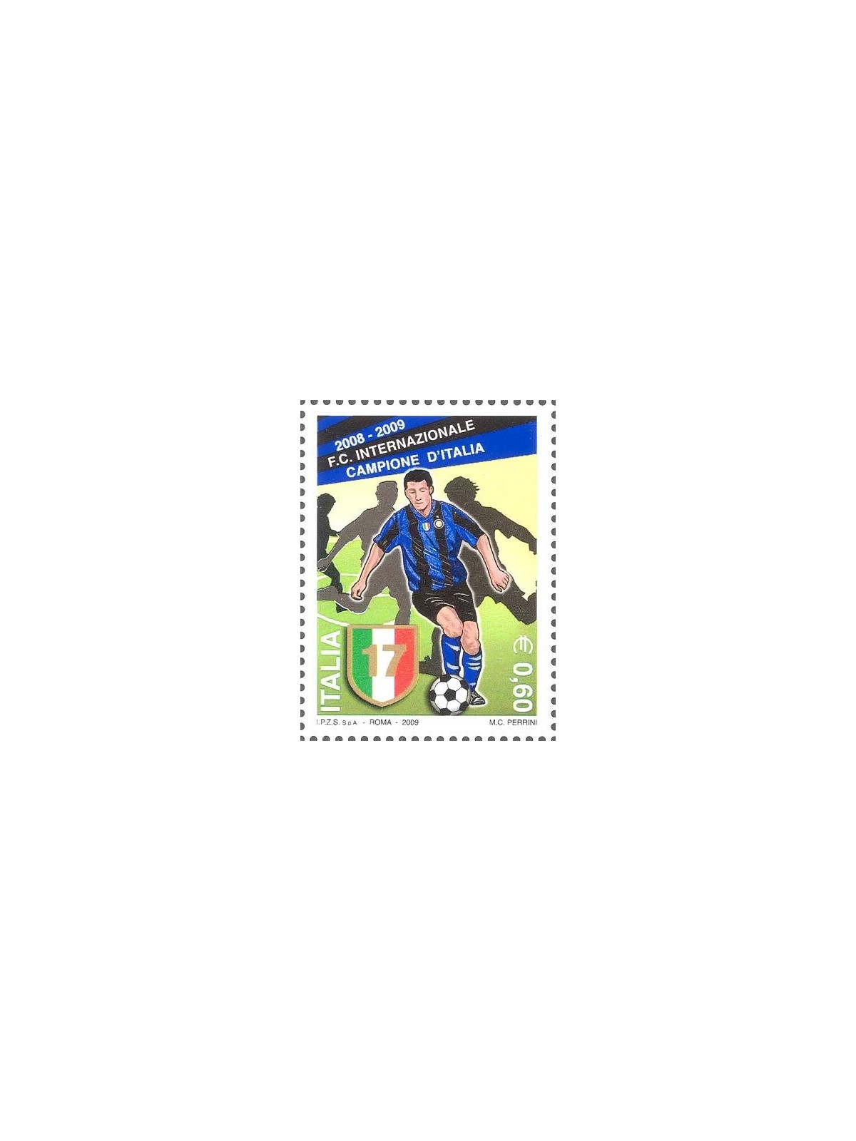 ITALIA 2009 Inter campione d'Italia MNH**