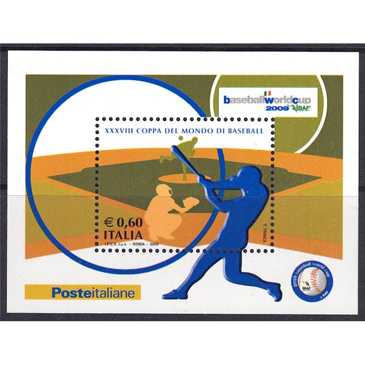 ITALIA 2009 Baseball BF MNH**