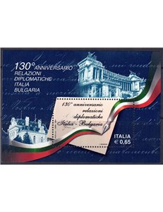 ITALIA 2009 Relazioni diplomatiche BF MNH**