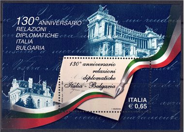 ITALY 2009 Diplomatic relations s/s MNH**