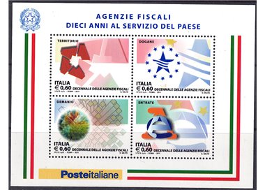 ITALY 2011 Tax Agencies s/s MNH**