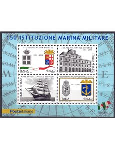 ITALIA 2011 Marina militare BF MNH**
