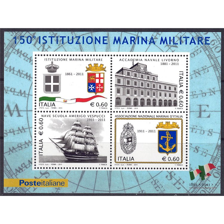 ITALY 2011 Navy s/s MNH**