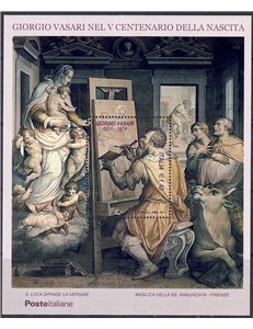 ITALIA 2011 Giorgio Vasari BF MNH**