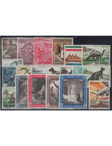 SAN MARINO 1965 Complete year 19v MNH**