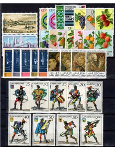 SAN MARINO 1973 Complete year set 34v MNH**