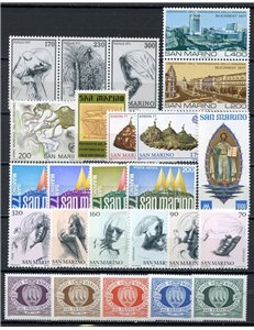 SAN MARINO 1977 Annata completa 26v MNH**