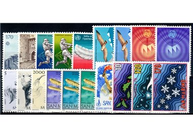 SAN MARINO 1978 Annata completa 19v MNH**