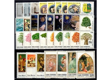 SAN MARINO 1979 Annata completa 33v MNH**