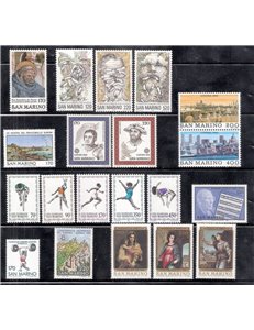 SAN MARINO 1980 Complete year set 20v MNH**