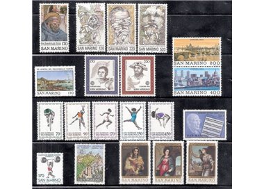 SAN MARINO 1980 Complete year set 20v MNH**