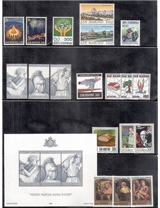 SAN MARINO 1981 Complete year 19v + 1 s/s MNH**